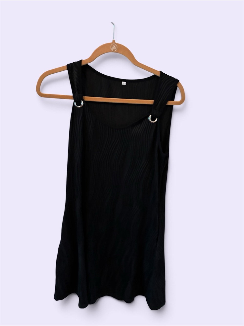 Sleeveless Black Beach Sundress Cover Up